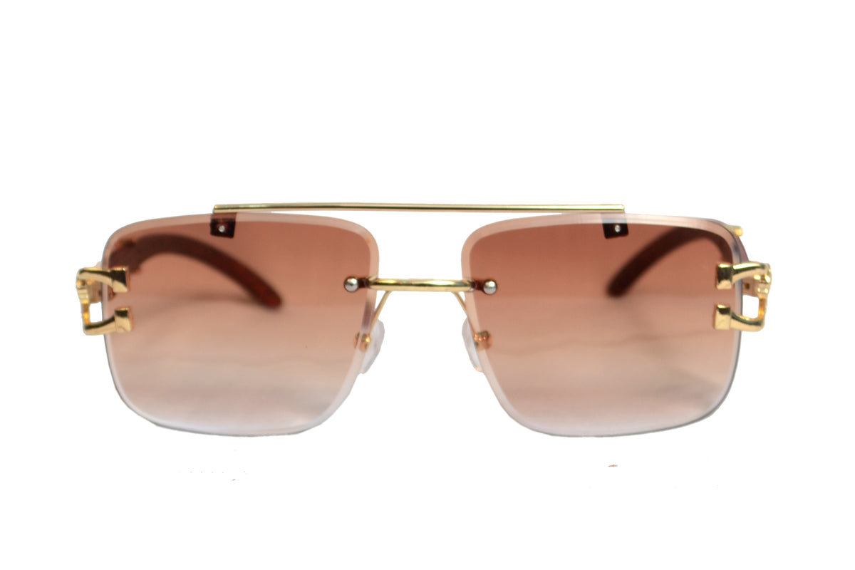 FANCY RIMLESS SUNGLASSES