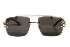 FANCY DESIGNER RIMLESS SUNGLASSES